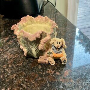 Boyd’s Bears & Friends”Daphne in the Cabbage Patch” Votive Candle Holder